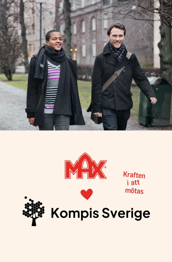 MAX samarbetar med Kompis Sverige