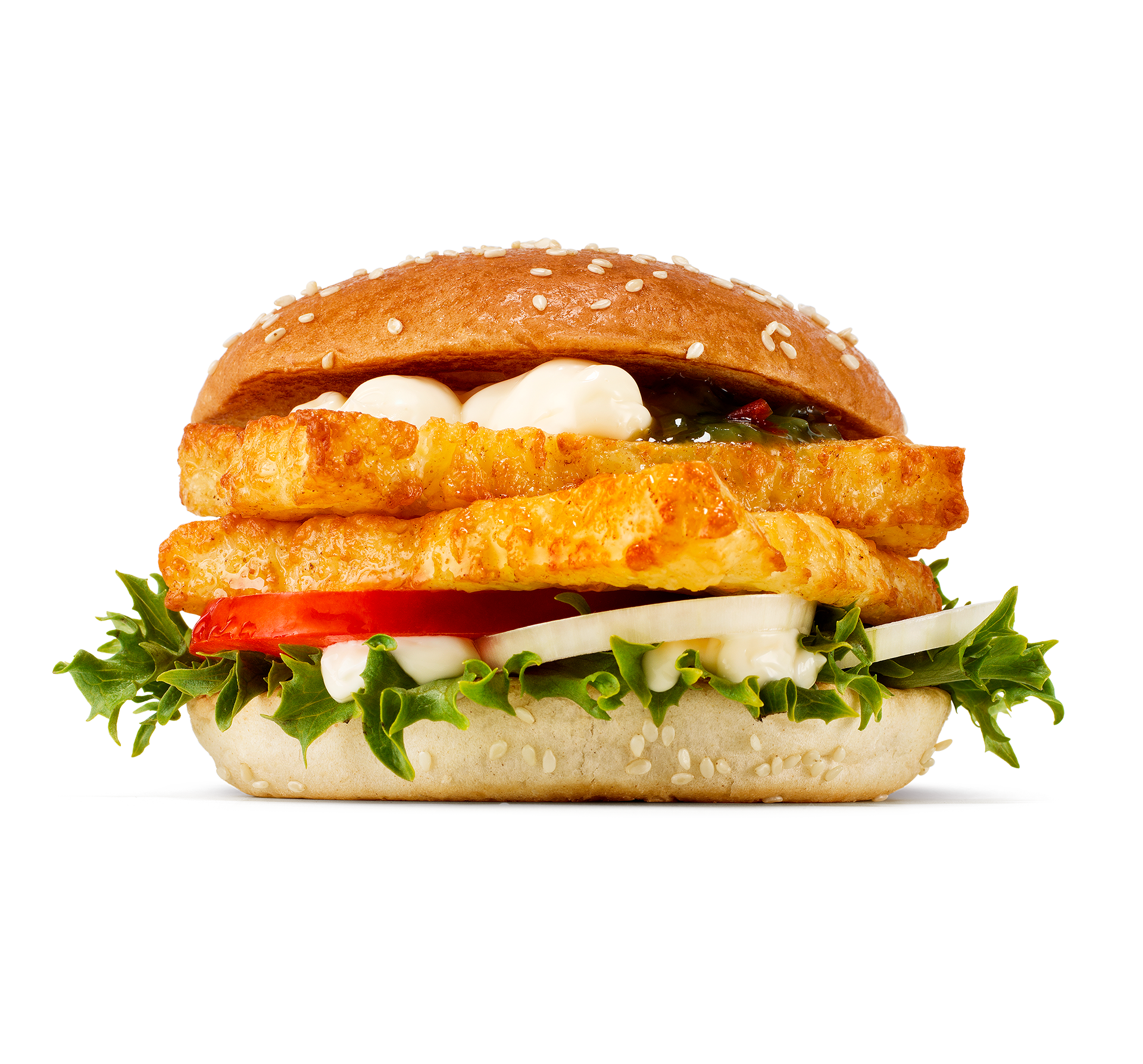 Double Maxoumi burger