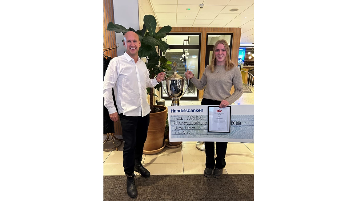 Christoffer Bergfors och Elvira Ersson