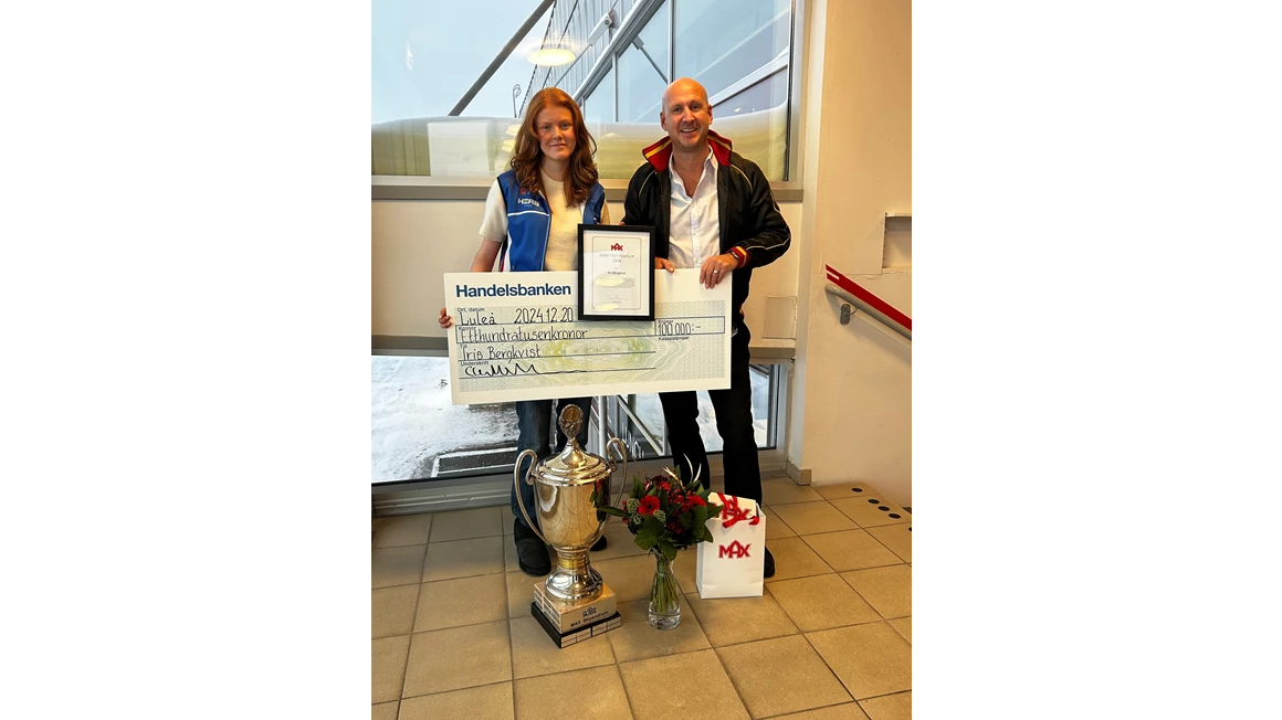 Iris Bergkvist och Christoffer Bergfors