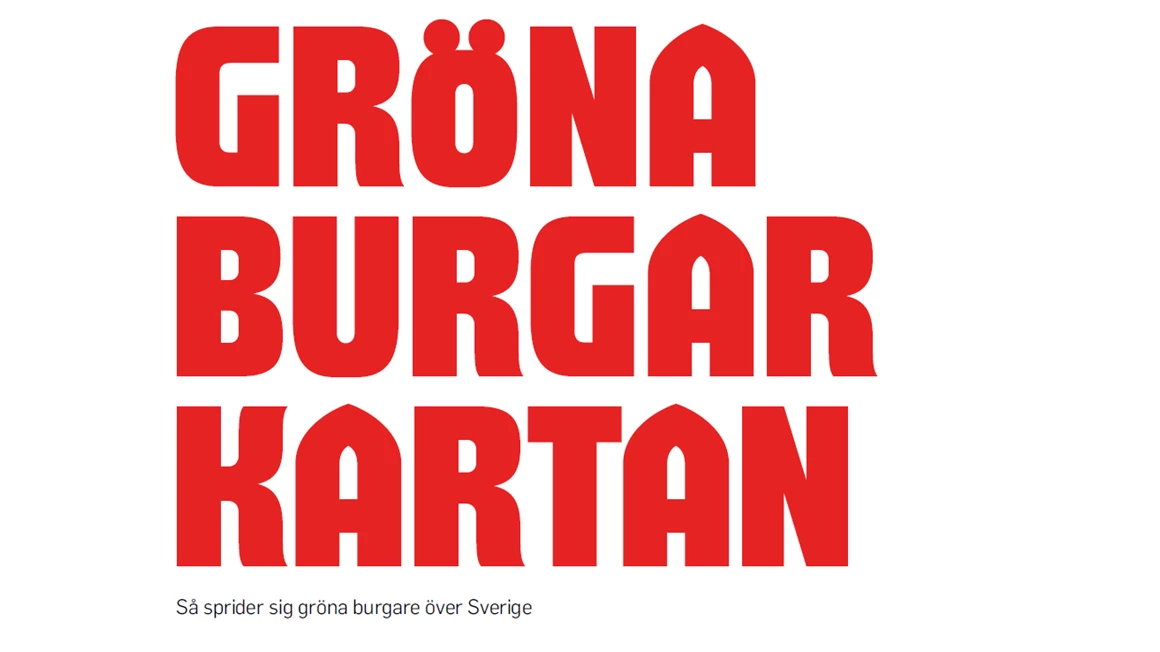 gröna burgarkartan
